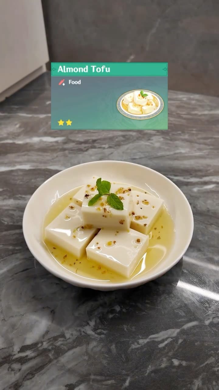 Tofu aux amandes