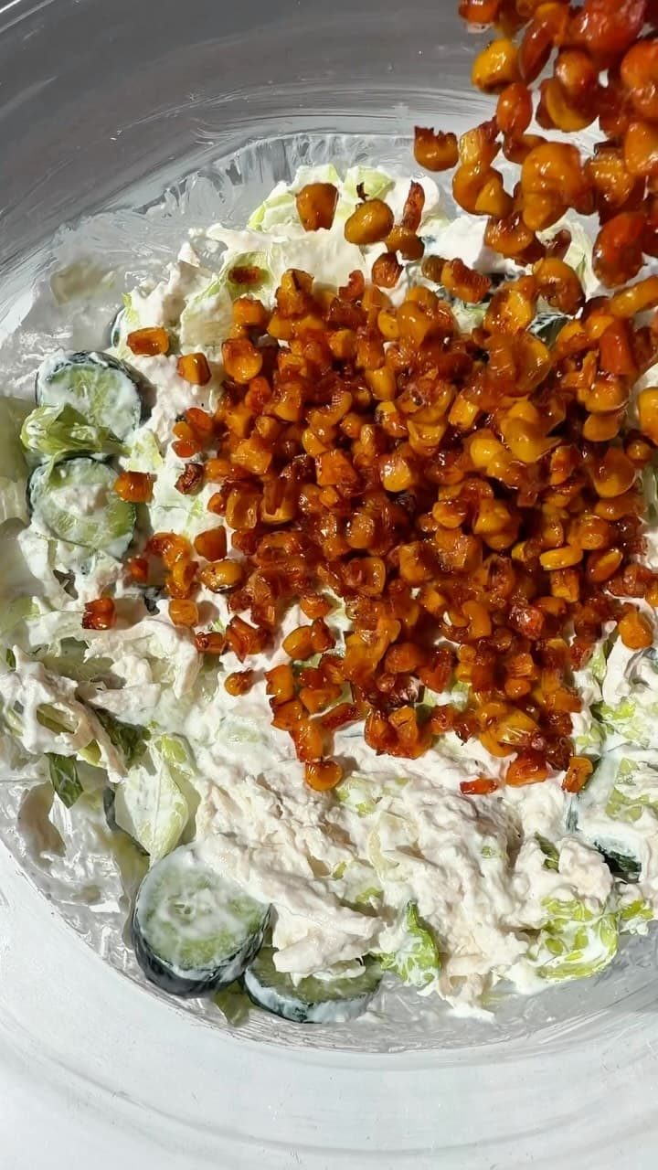 Crispy Corn Chicken Salad