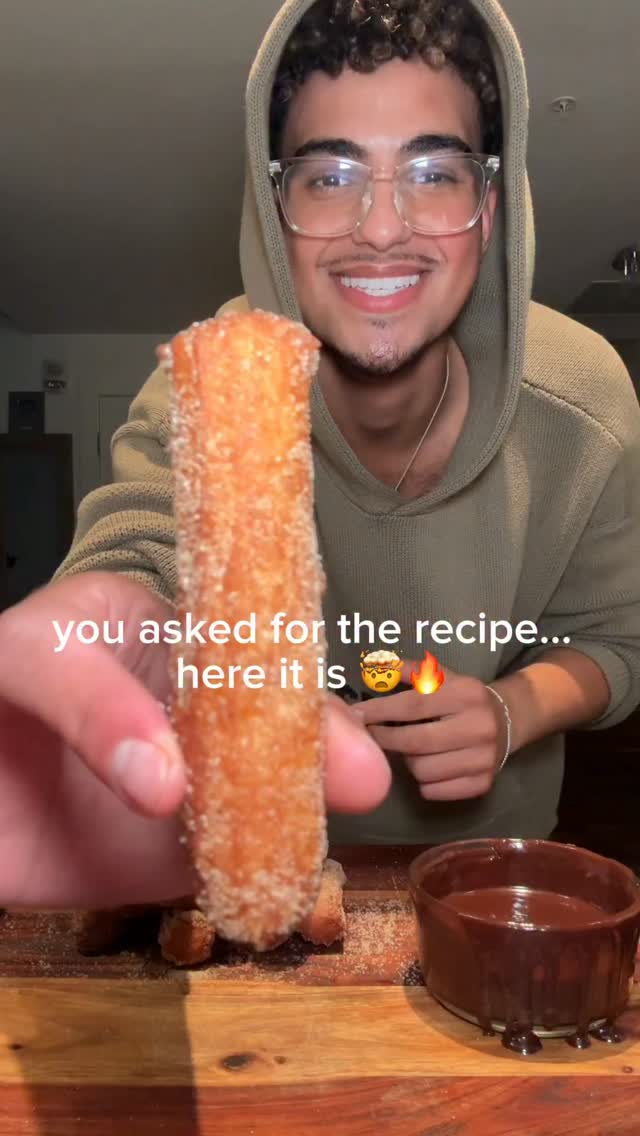 Churros croccanti di Arsenio con ganache