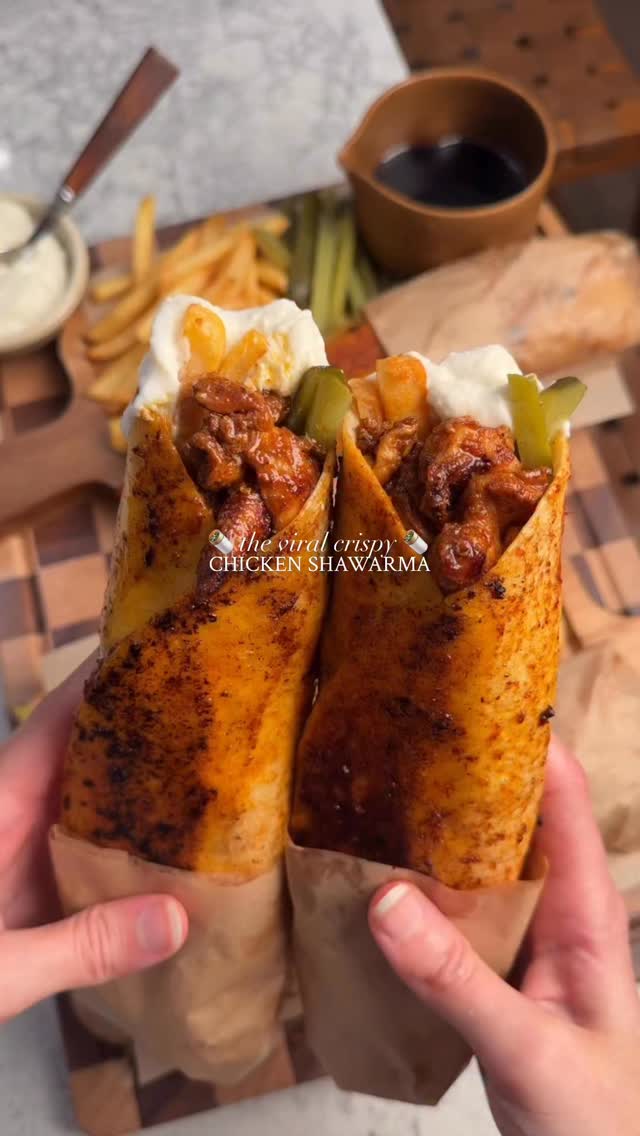 Crispy Chicken Shawarma