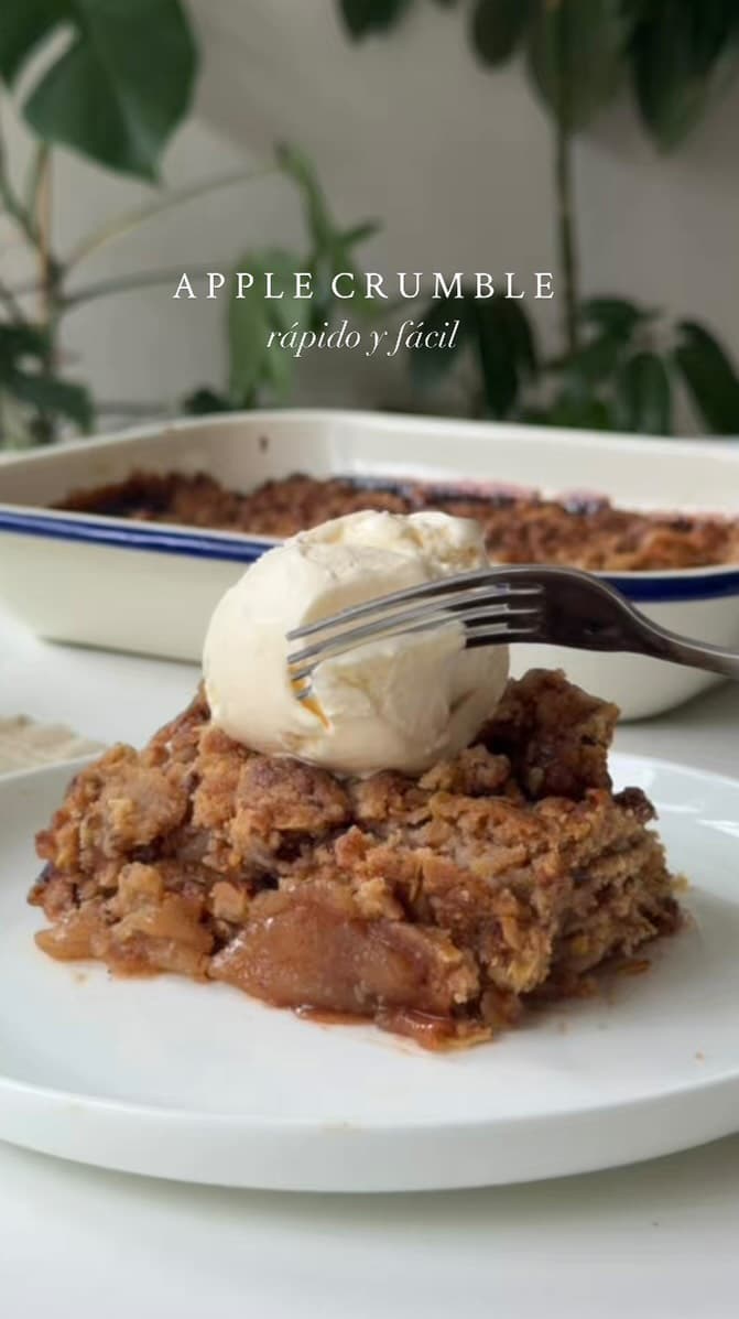 Crumble de Manzana