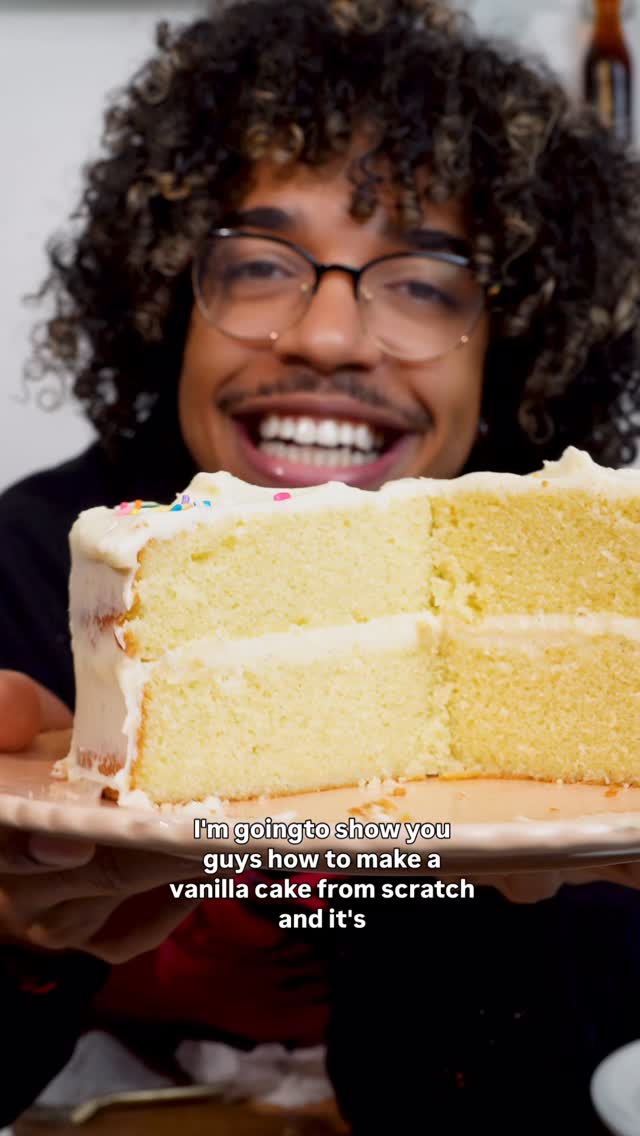 Pastel de Vainilla Casero
