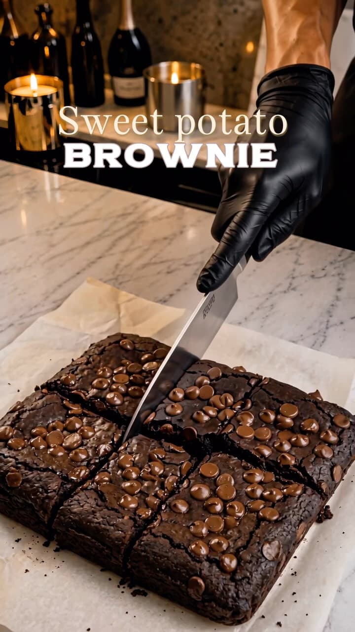 Brownies de boniato fudge