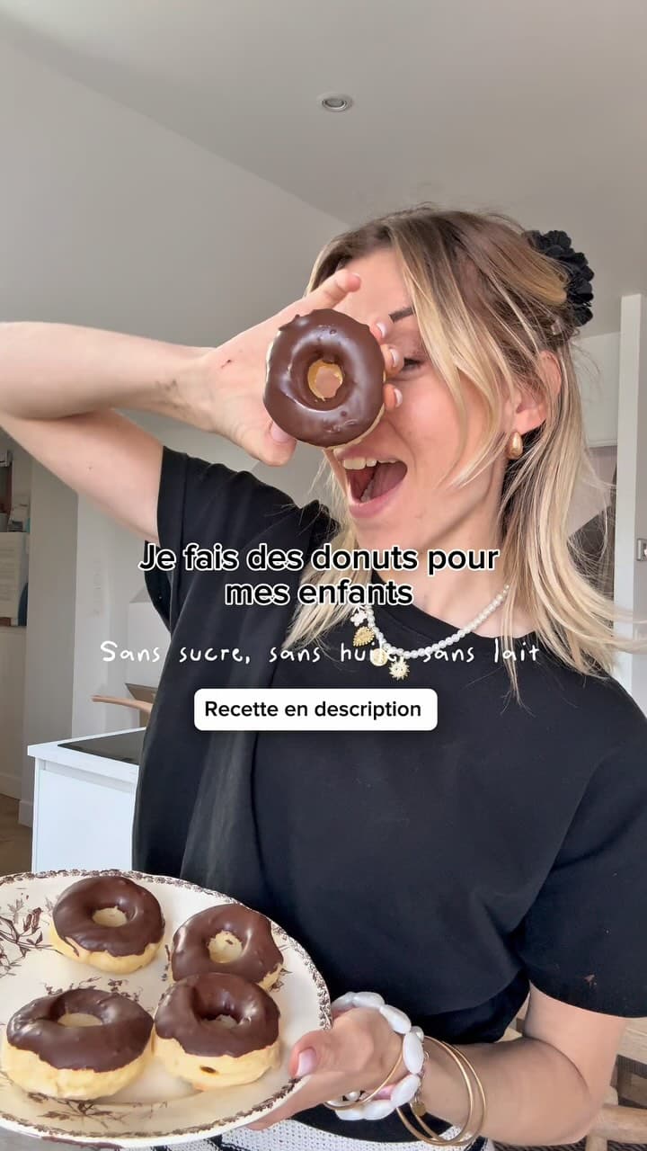 Donuts sans sucre, sans lait et sans huile