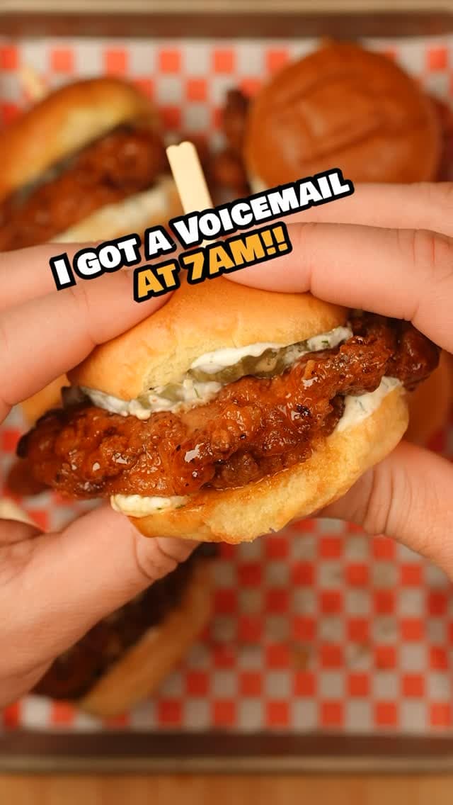 Chipotle Honey Fried Chicken Sliders