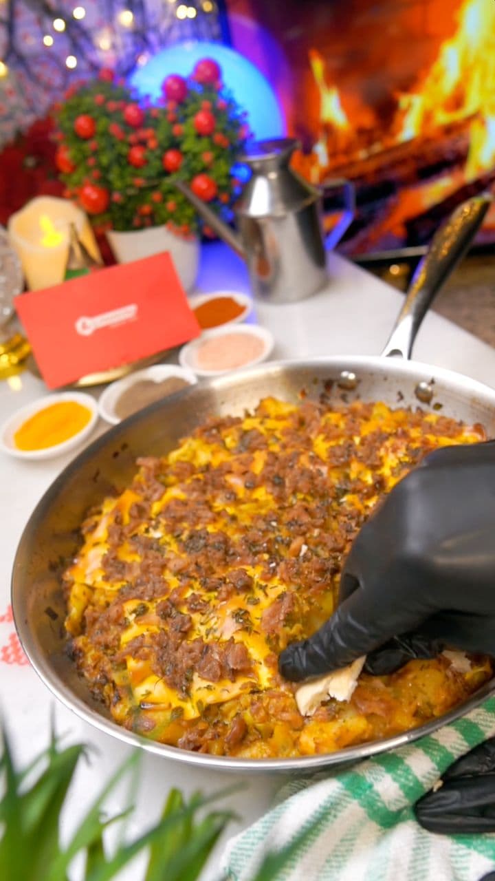 Moroccan Tuna Potato Omelette
