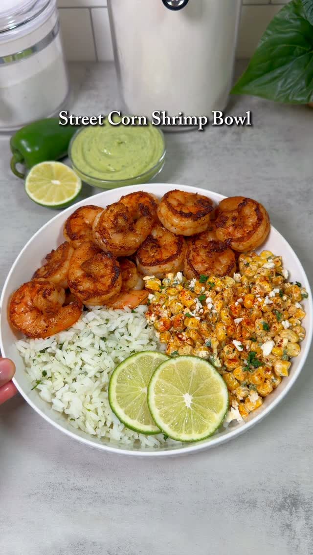 Street Corn Shrimp Bowl