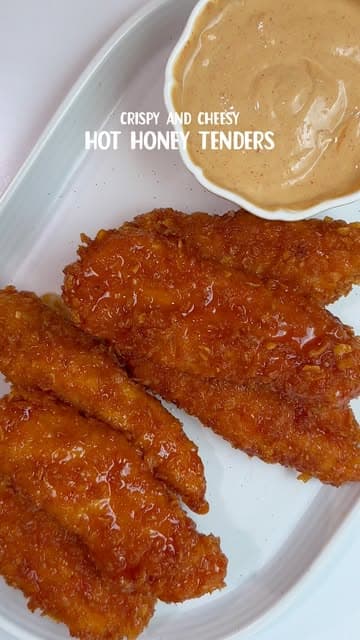 Cheesy Hot Honey Tenders