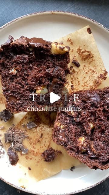 Triple Chocolate Muffins