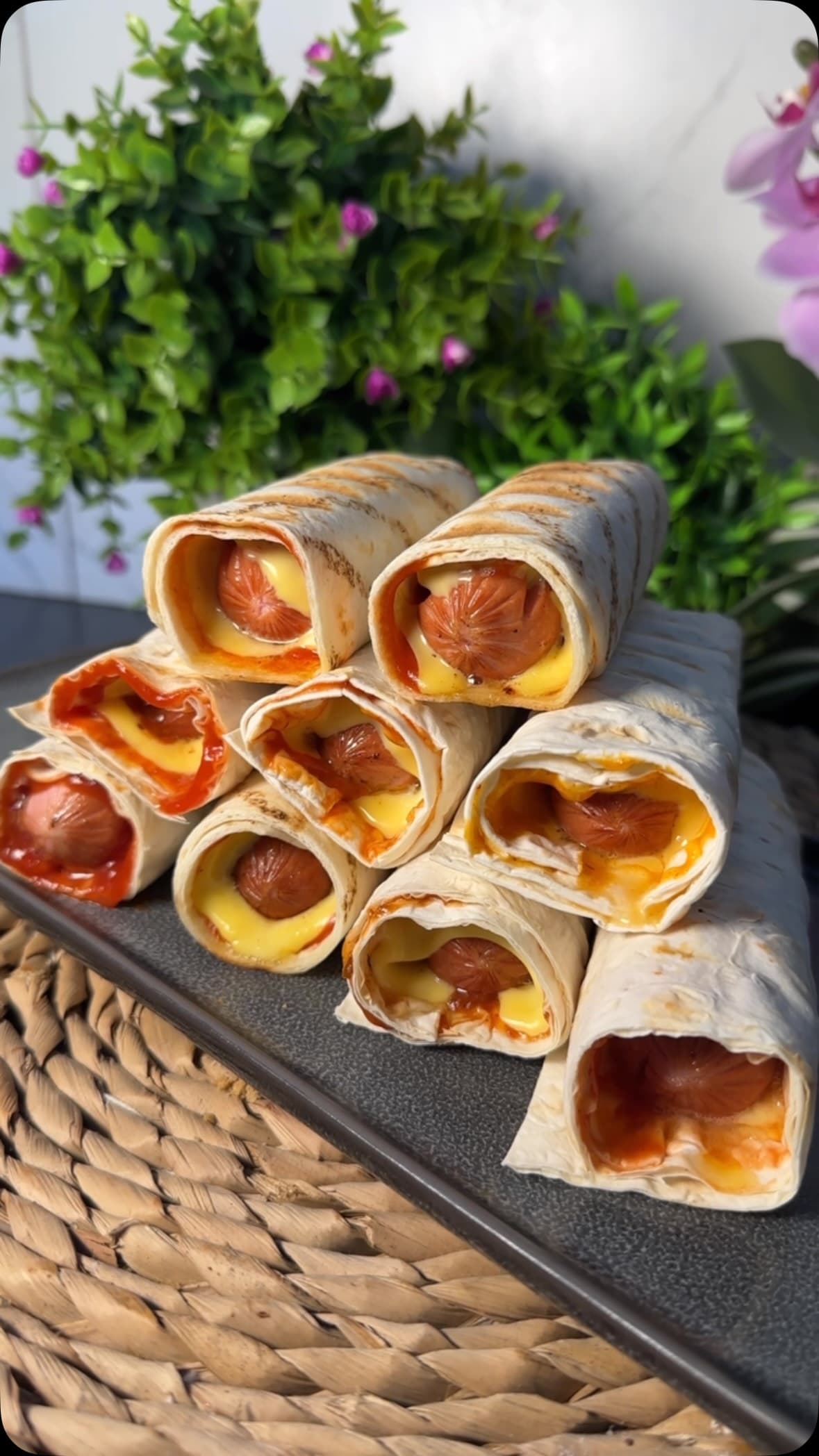 Sausages in Lavash