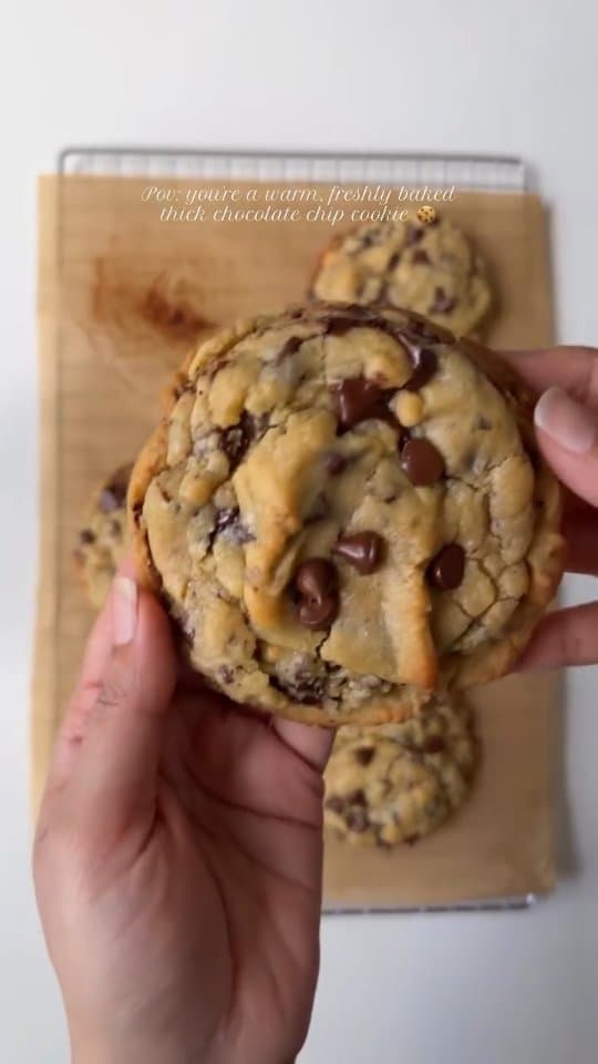 Cookies estilo Nueva York con chispas de chocolate