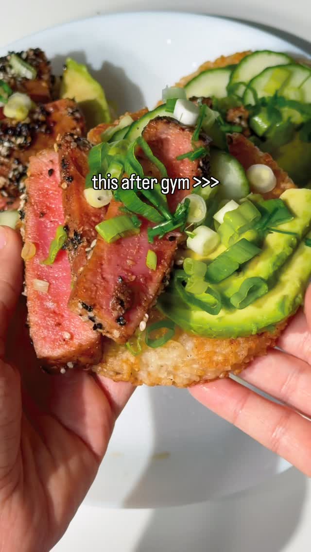 Crispy Rice Tostadas with Seared Ahi Tuna
