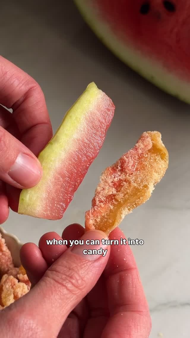 Sour Watermelon Rind Candy