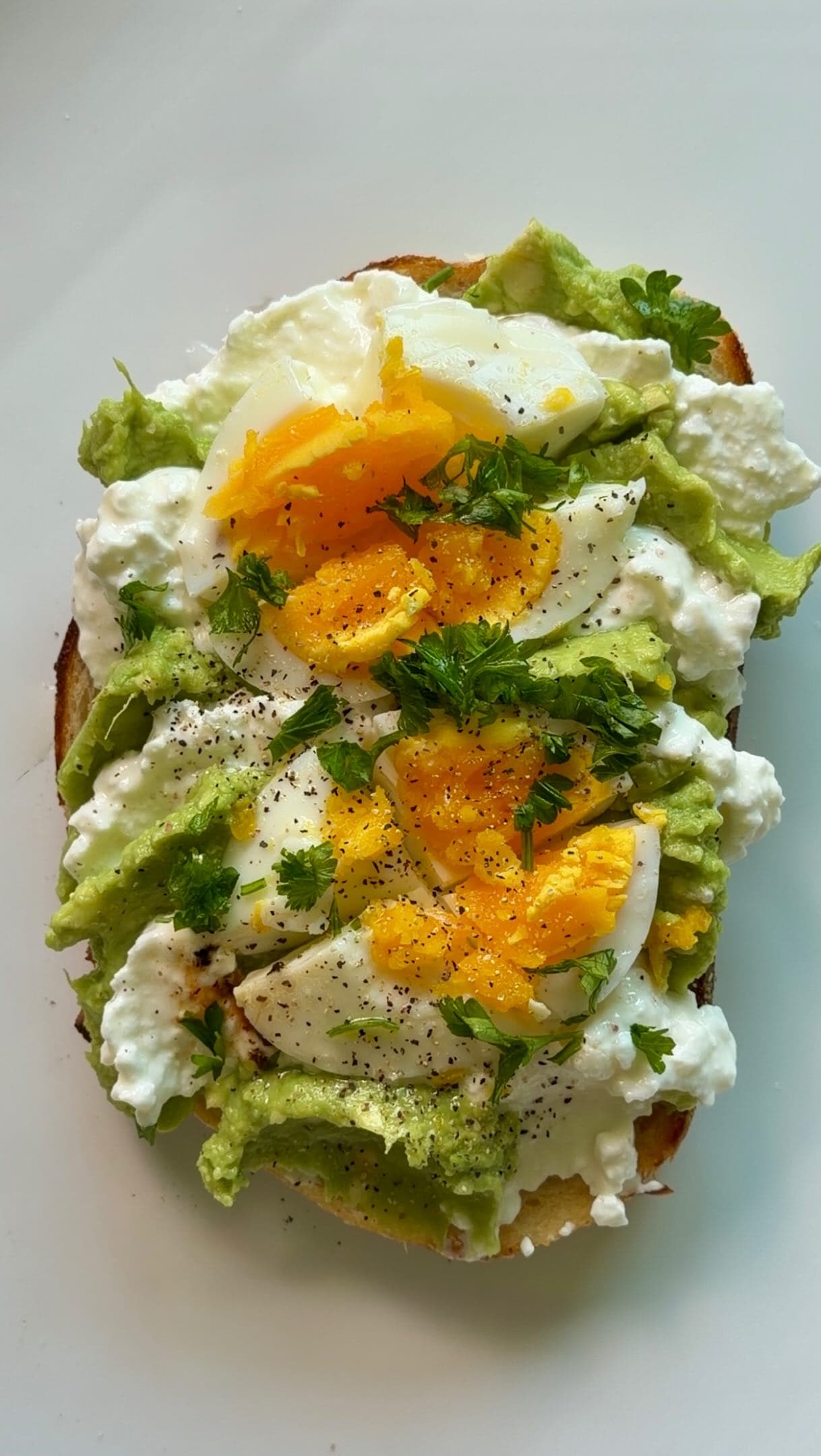 High Protein Avocado Toast