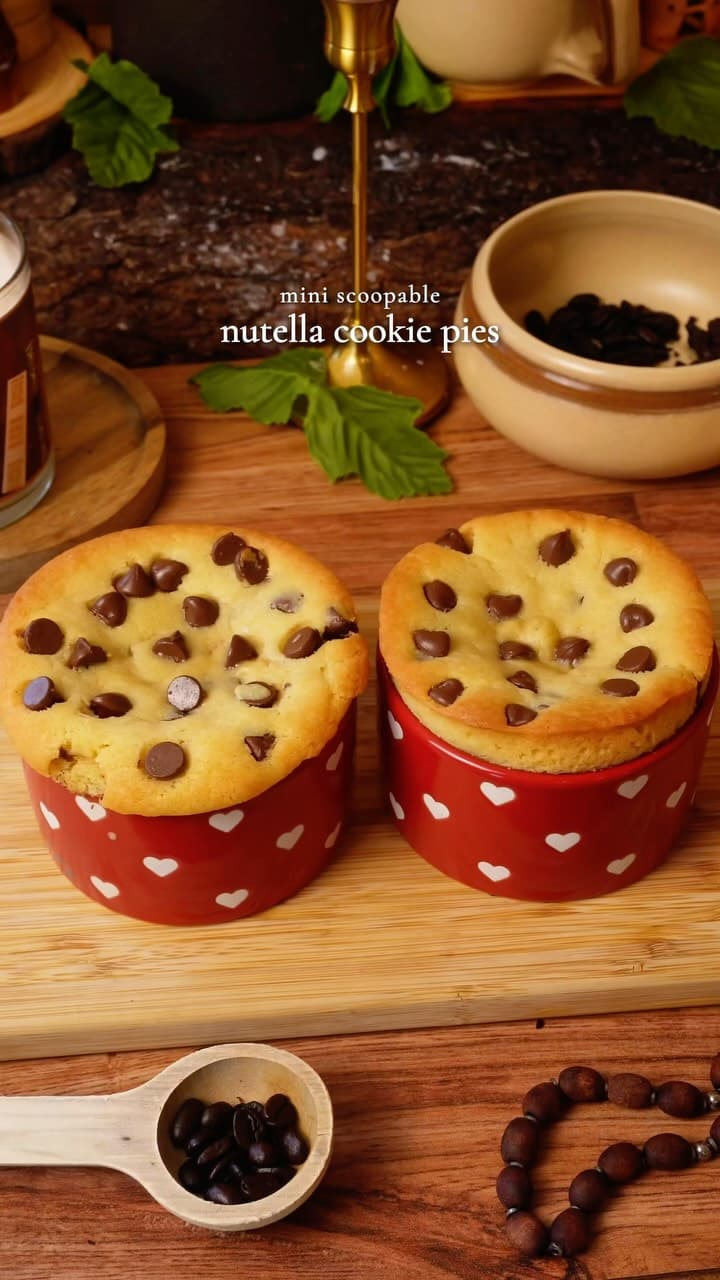 Nutella Cookie Pies