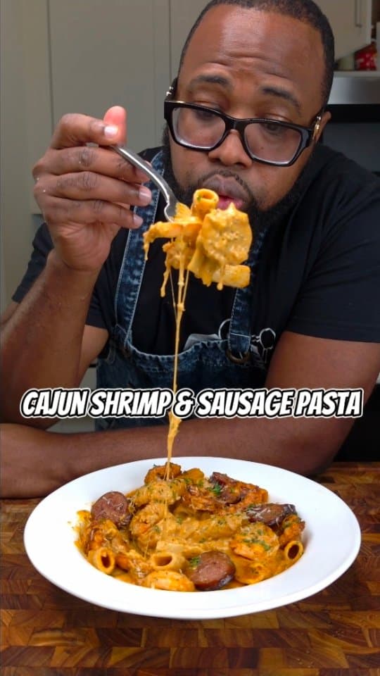 Cajun Shrimp & Sausage Pasta