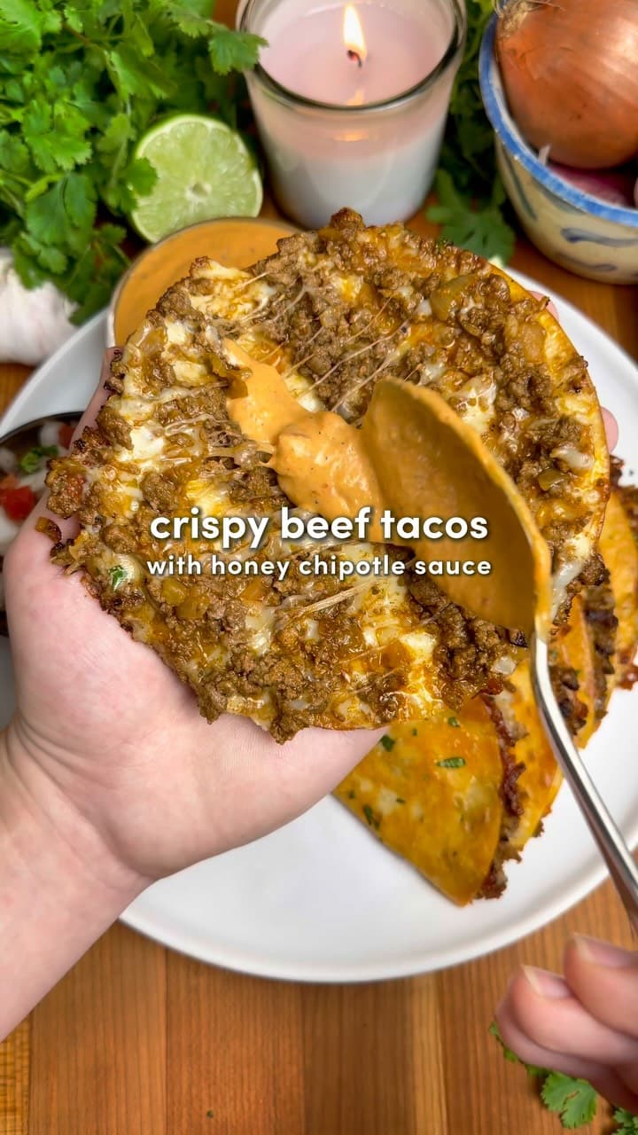 Crispy Chipotle Beef Tacos