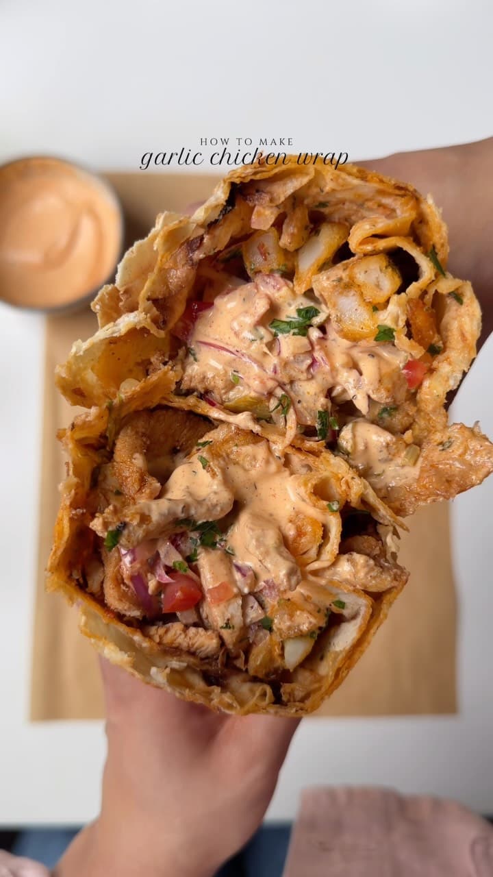 Crispy Chicken Lavash Wrap
