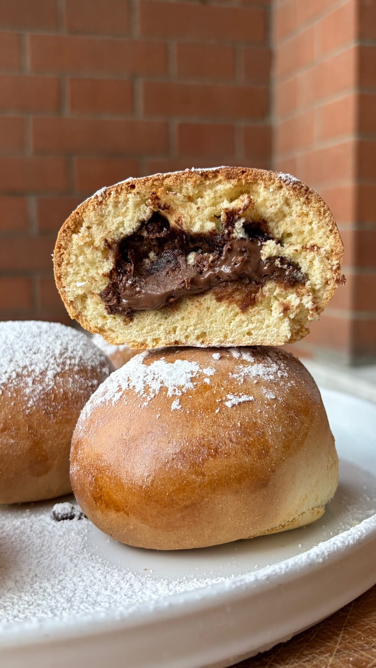 Nuvoline alla Nutella in friggitrice ad aria