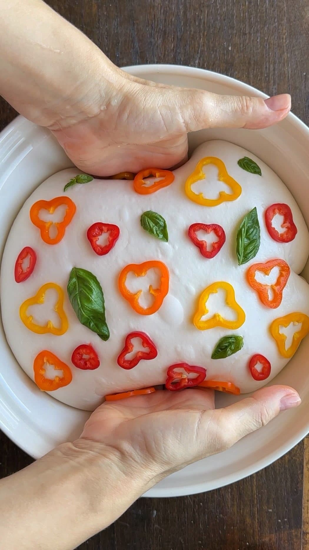 Focaccia con masa madre