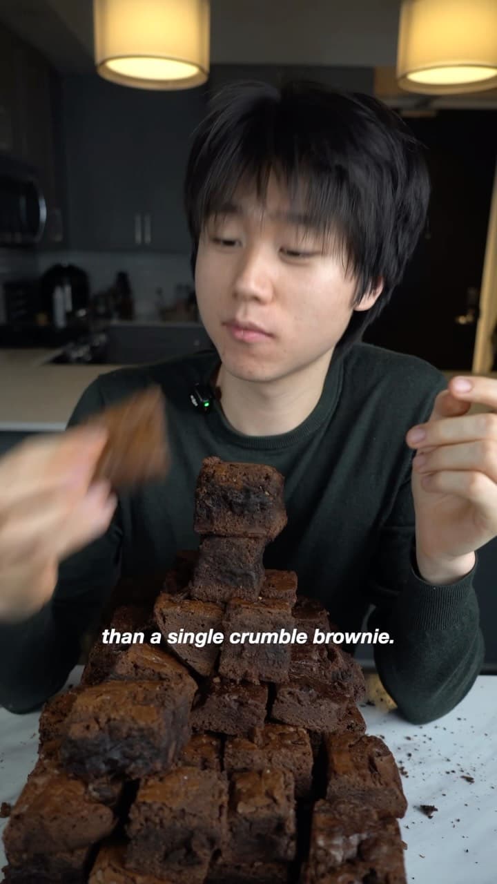 Brownies de Proteína Mini con Toque Crujiente