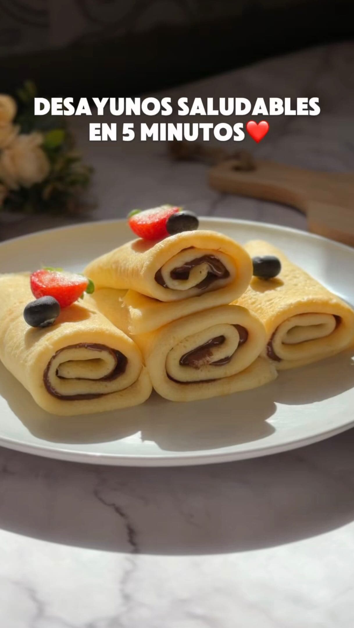 Crepes salutari con 3 ingredienti
