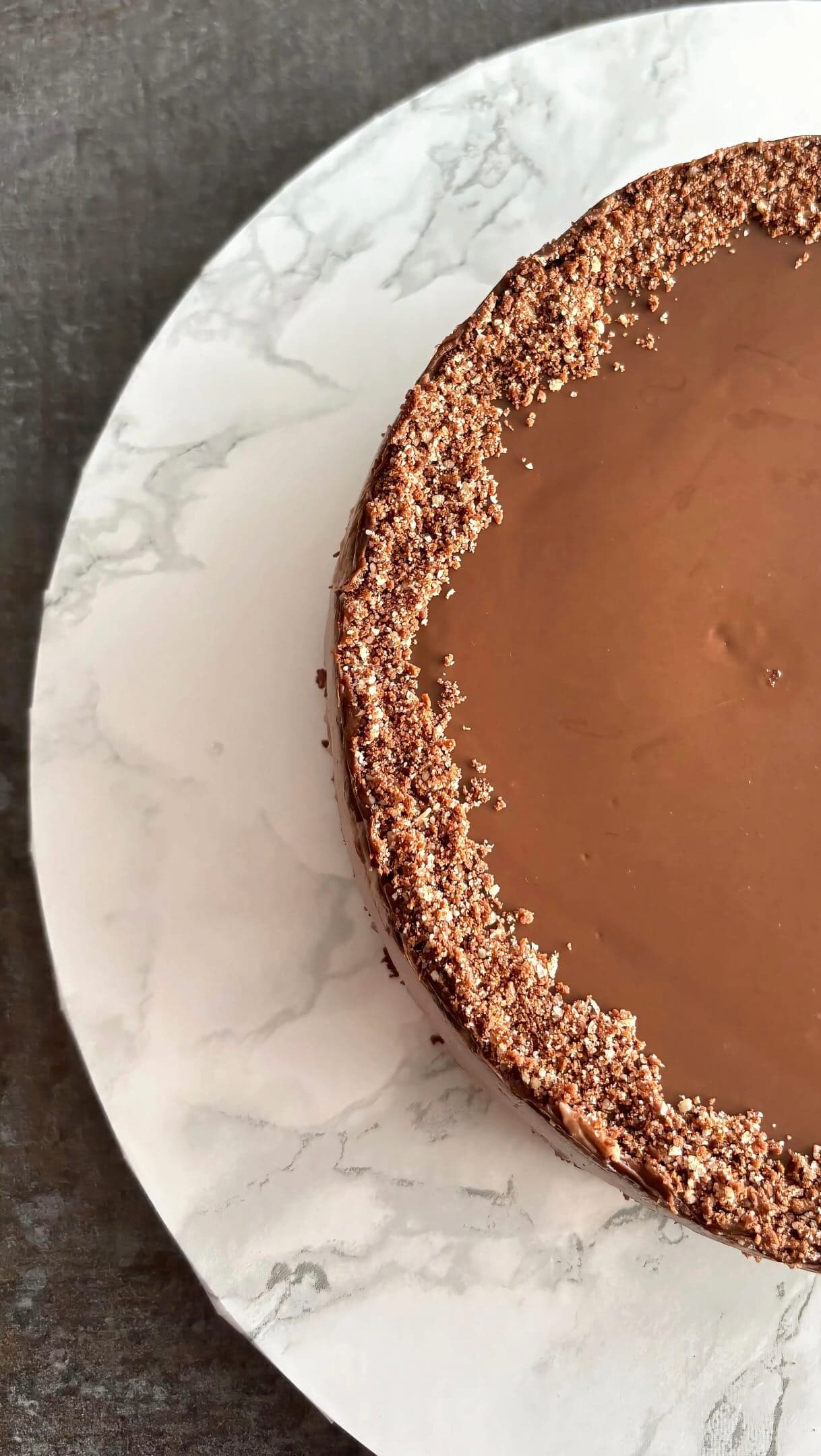 No-Bake Nutella Cheesecake