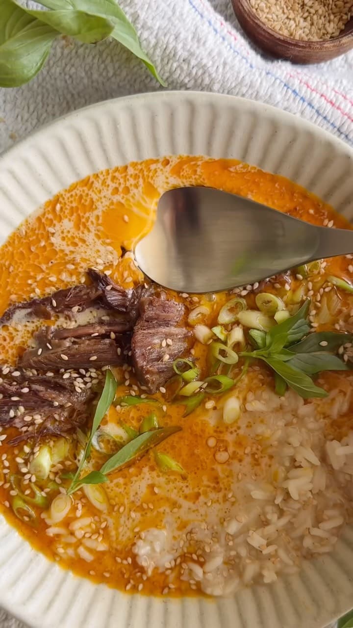 Brothy Asian Rice Soup