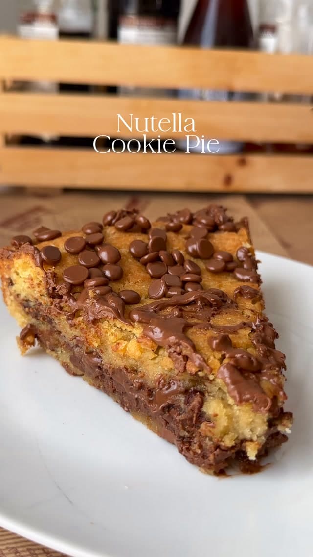 Cookie Pie à la Nutella