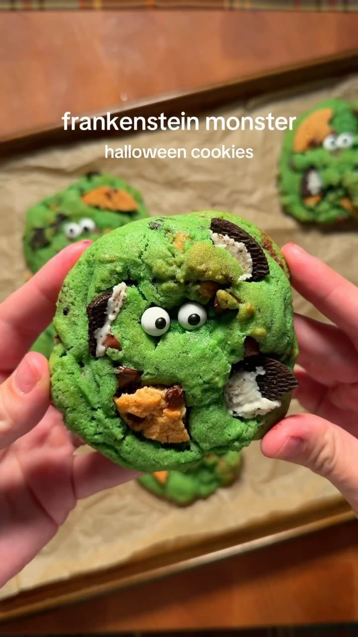 Frankenstein Monster Cookies