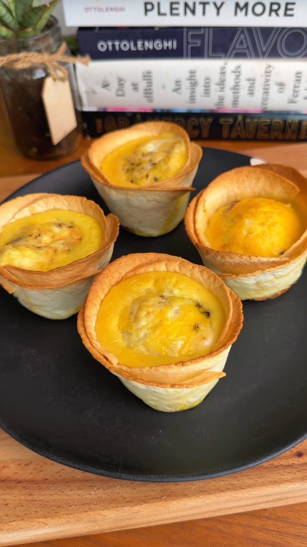 Bacon Egg and Cheese Tortilla Muffins