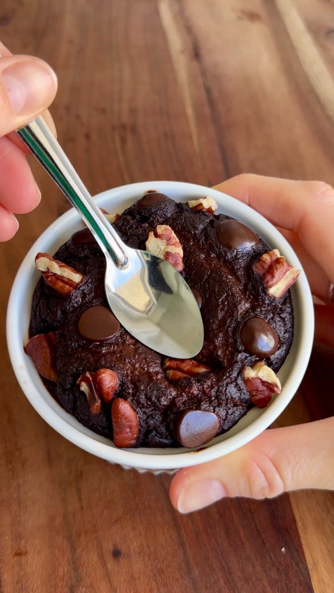 Mini brownie fondant à la compote de pommes