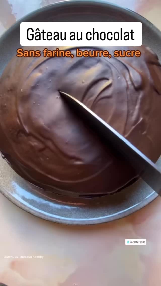 Moelleux au chocolat healthy