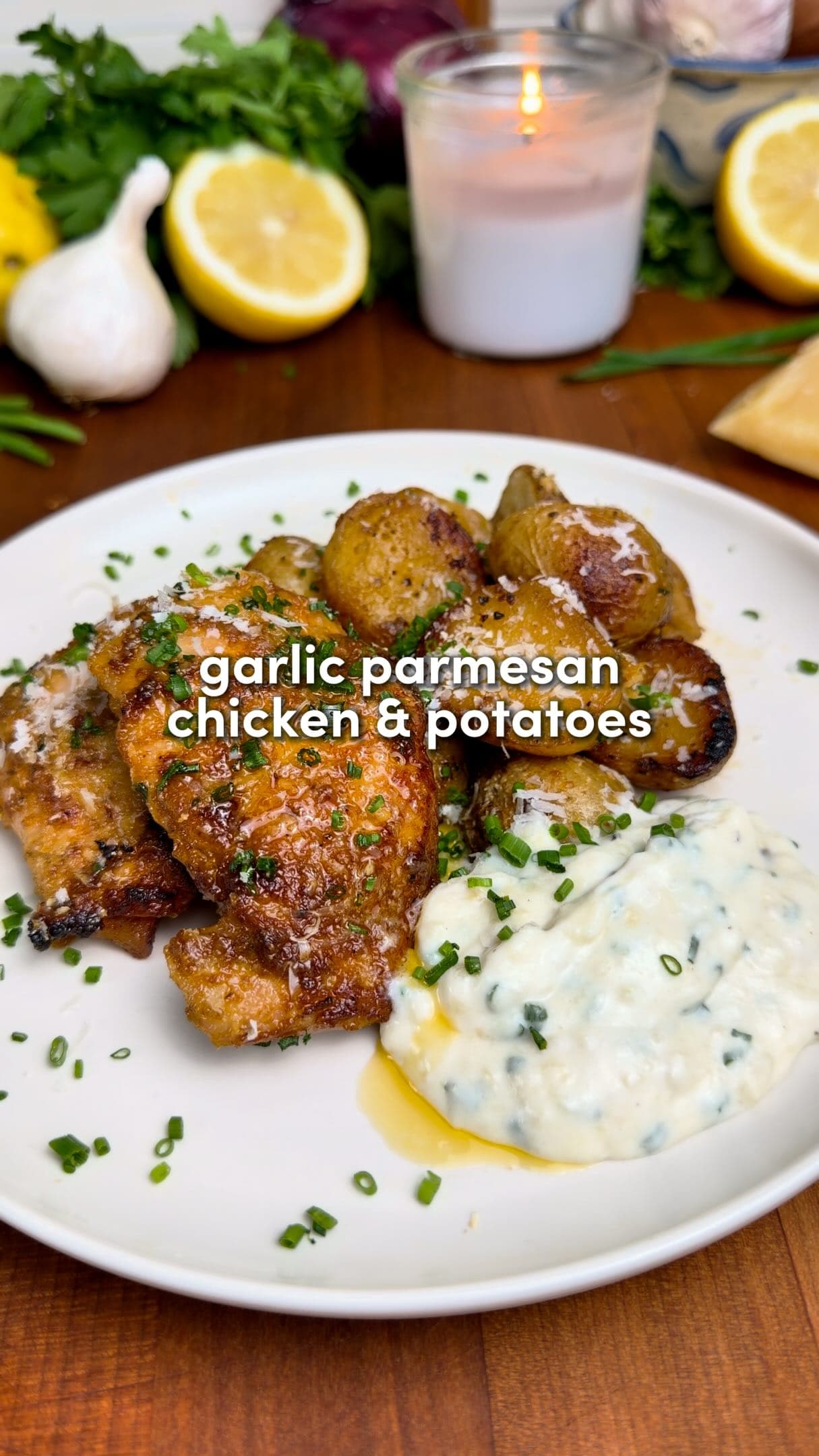 Sheet Pan Garlic Parmesan Chicken and Potatoes