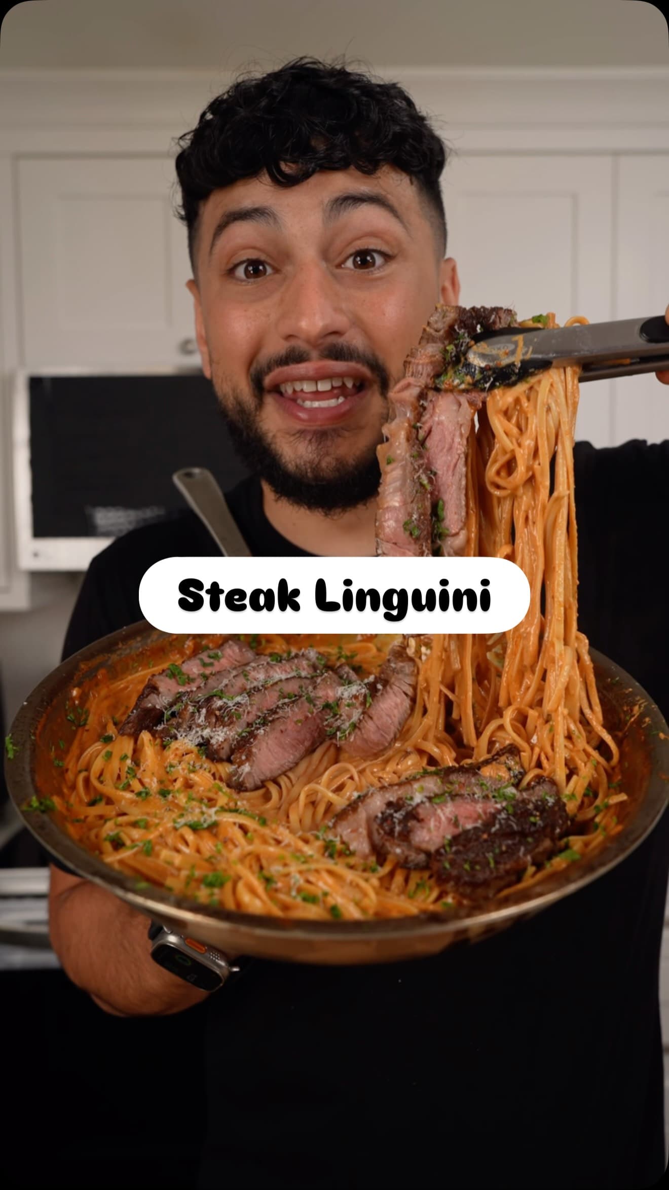 Creamy Steak Linguini