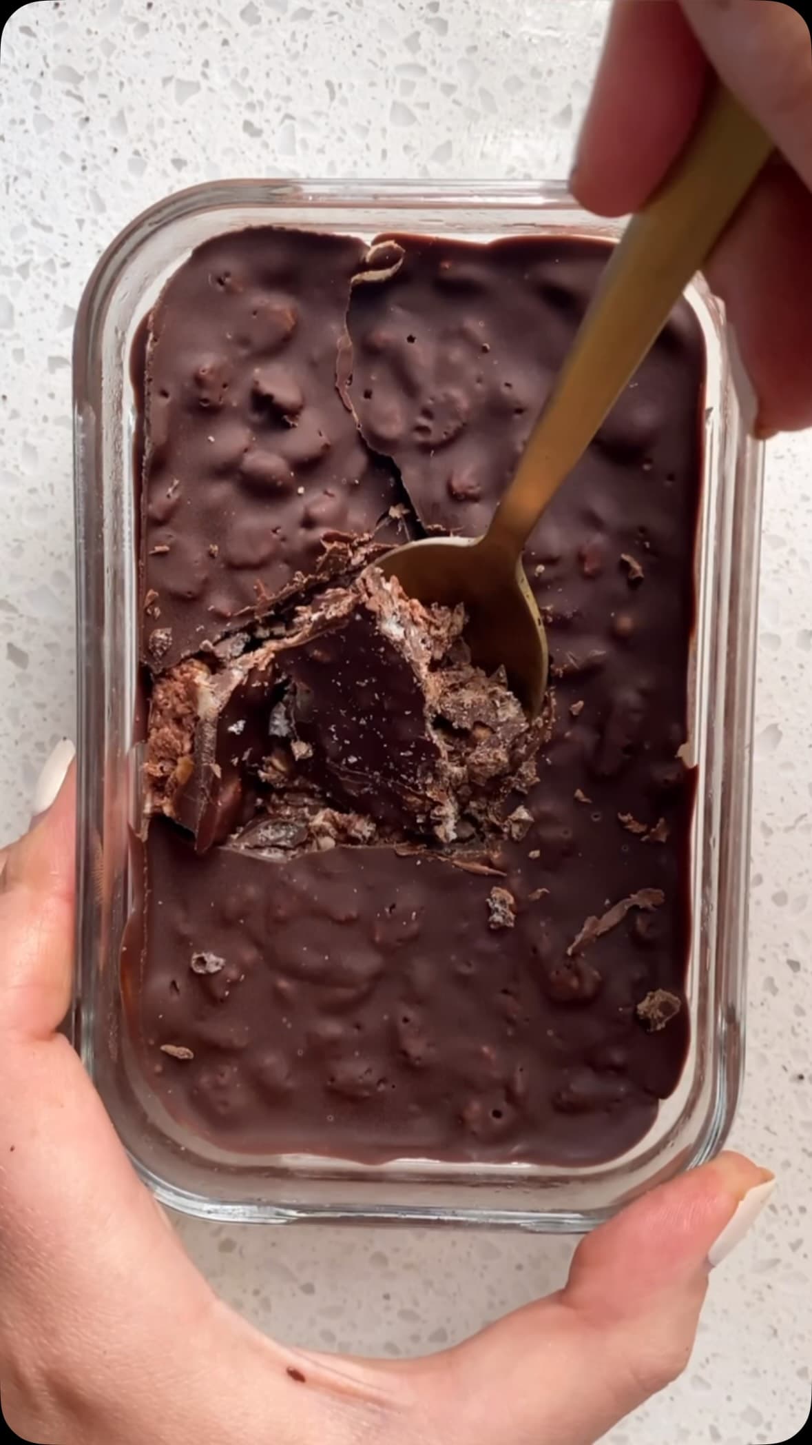 Chocolate Crunch Bar Overnight Oats
