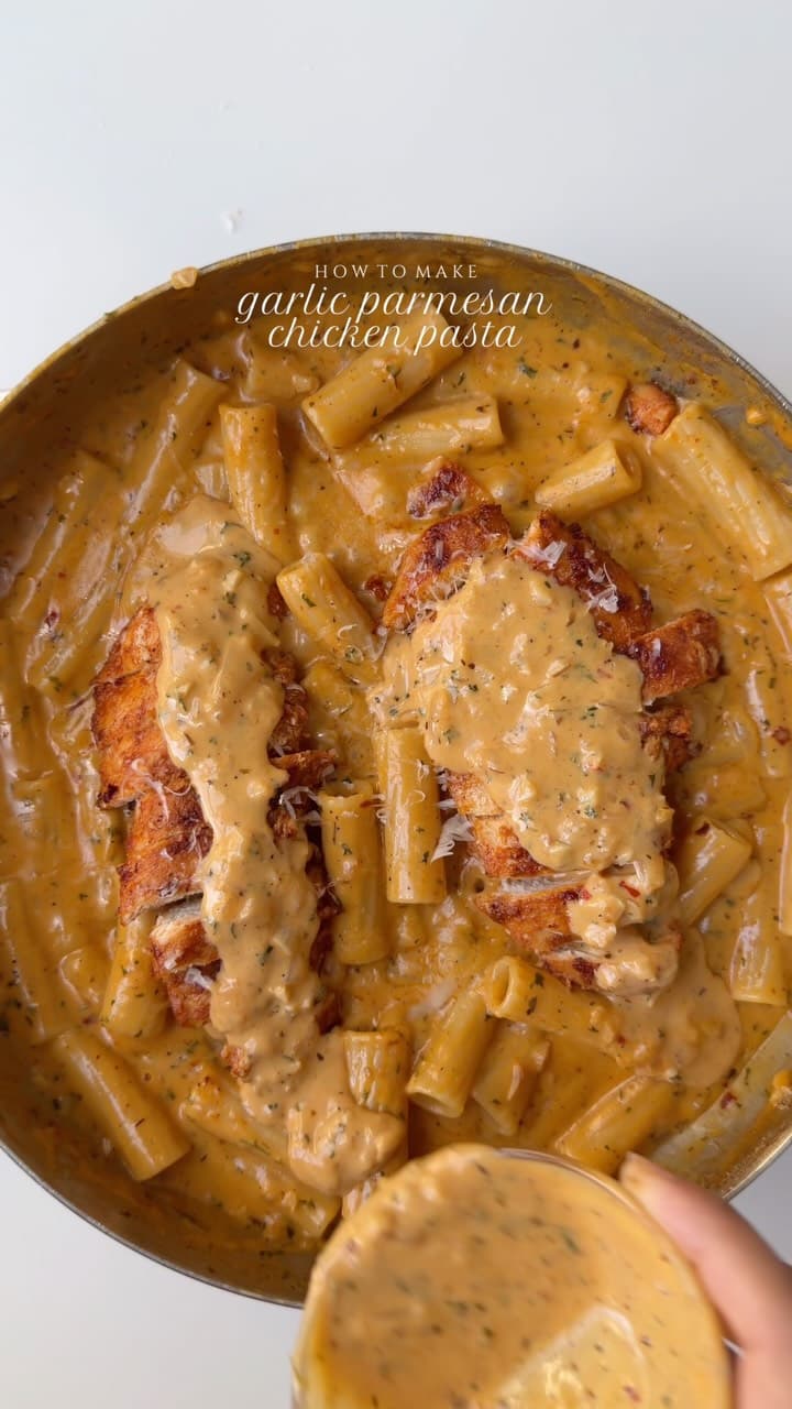 Creamy Garlic Parmesan Chicken Pasta