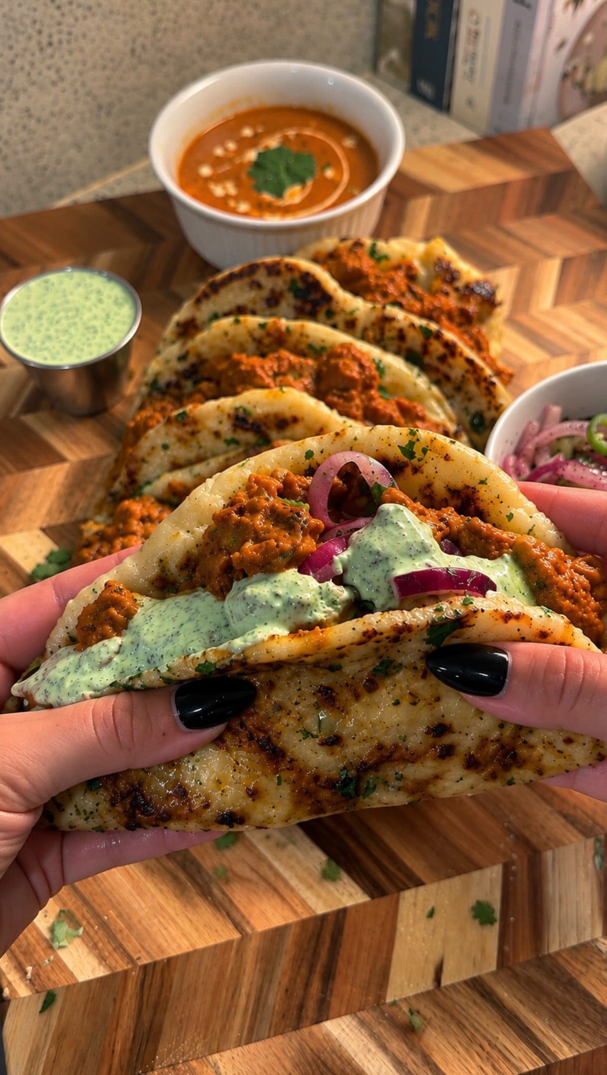 Butter Chicken Tacos