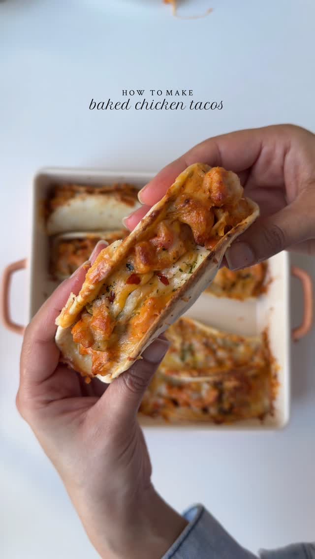 Pieczone tacos z kurczakiem