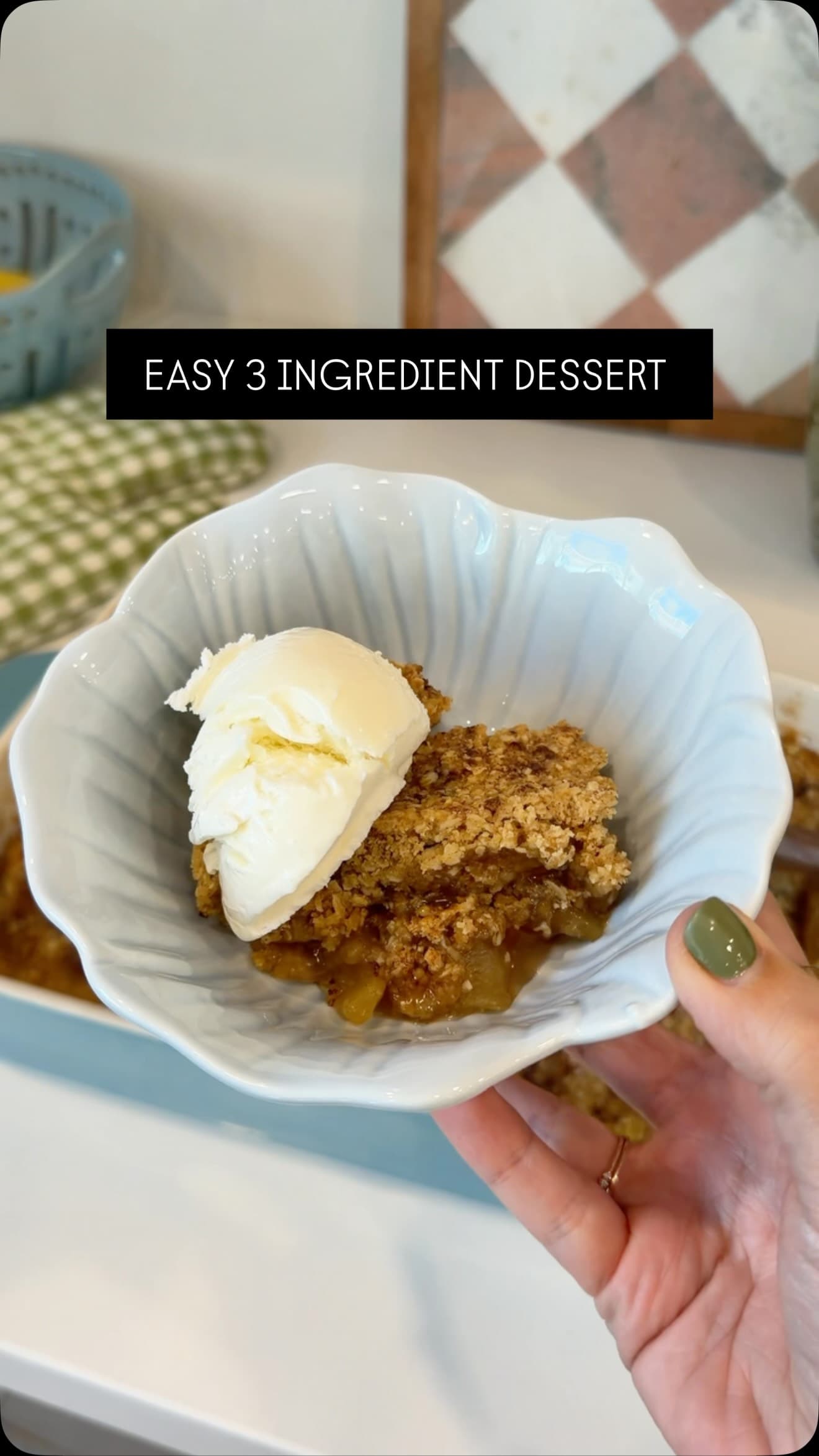 Oatmeal Cookie Apple Crisp