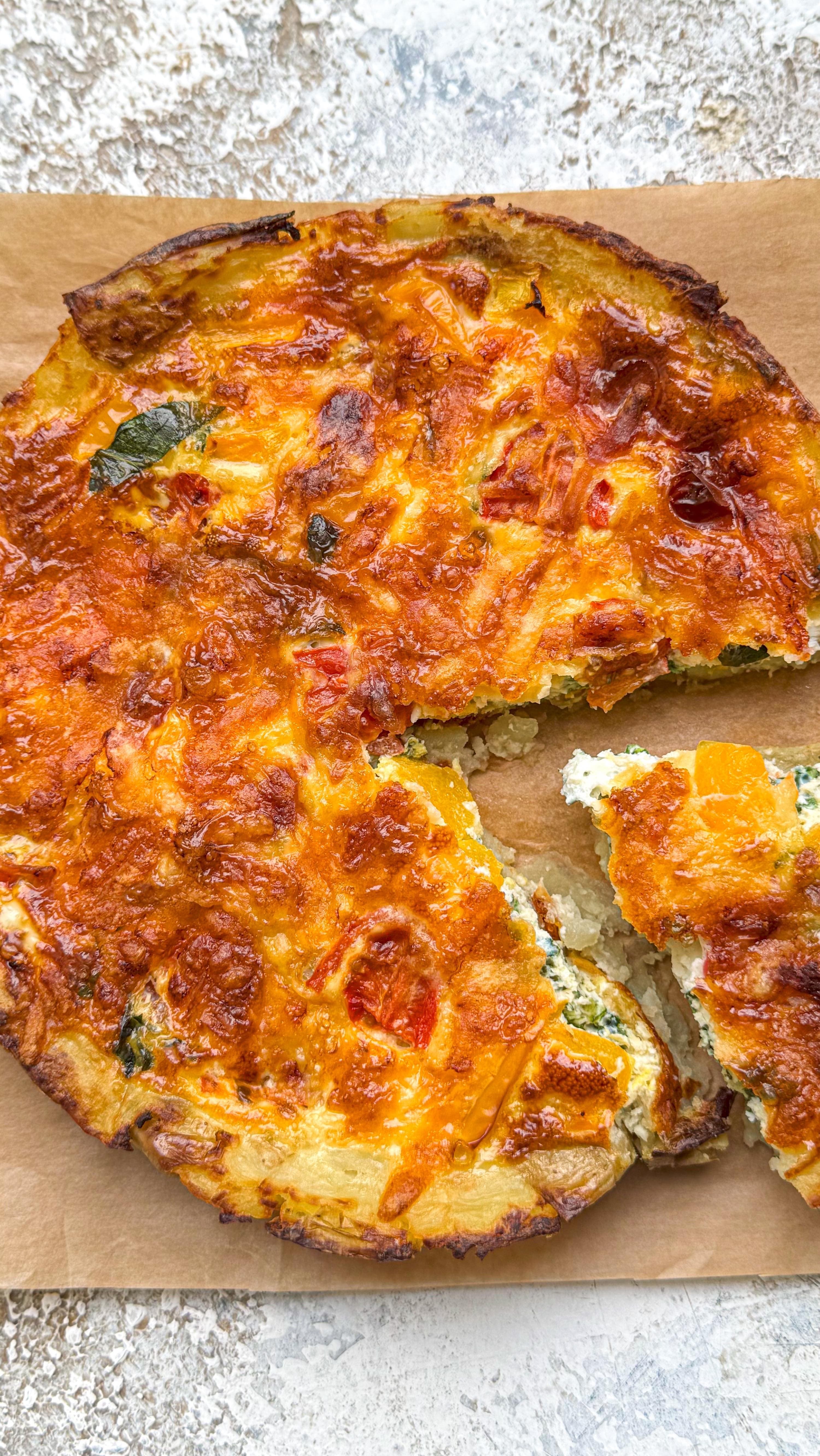Crispy Smashed Potato Bake