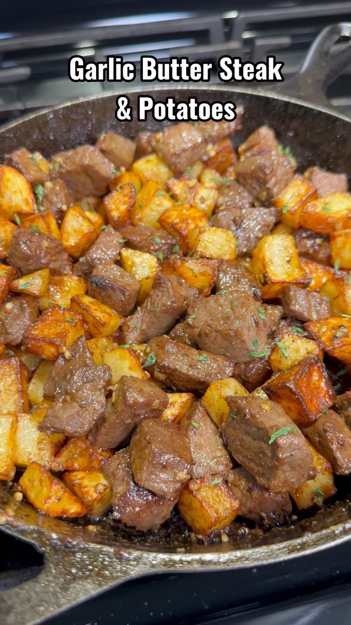 Garlic Butter Steak & Potatoes