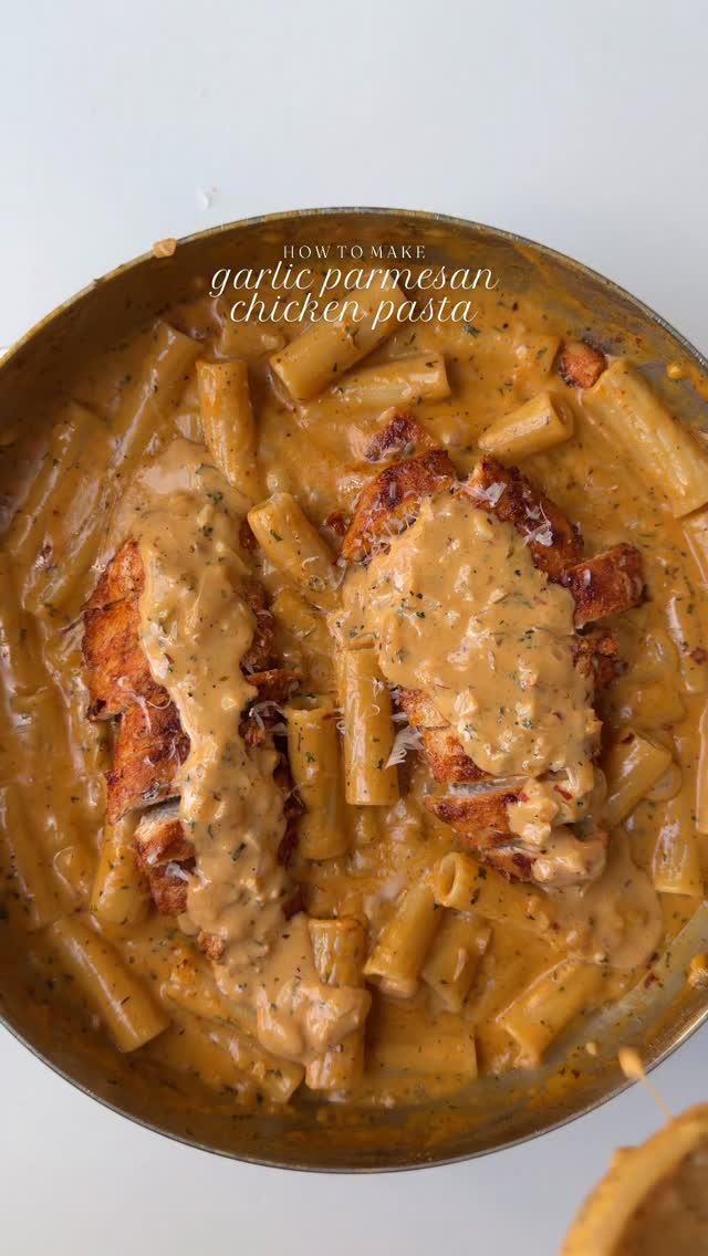 Creamy Garlic Parmesan Chicken Pasta