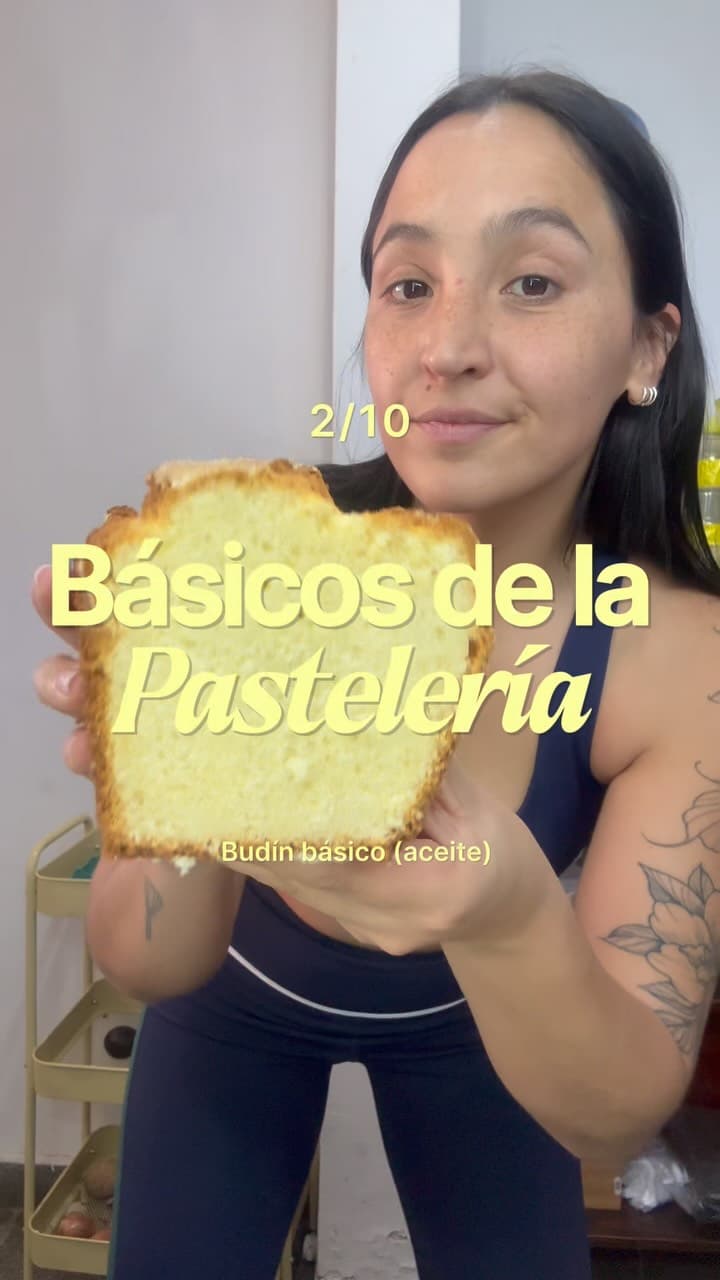 Budín básico esponjoso