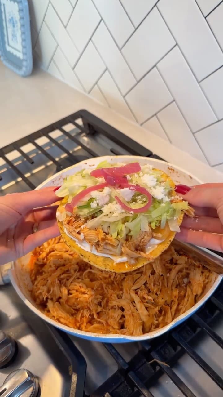 Chicken Tinga Tostadas