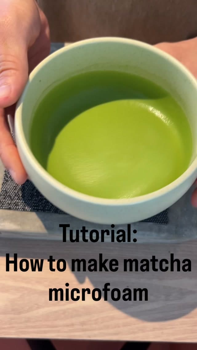 Matcha Microfoam