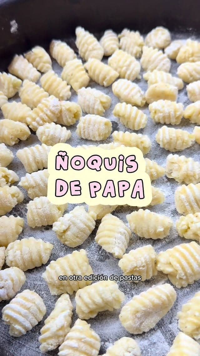 Ñoquis de papá caseros