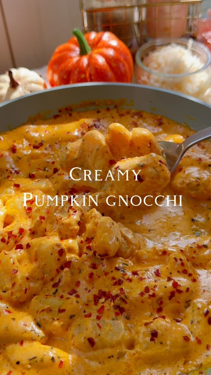Creamy Pumpkin Gnocchi