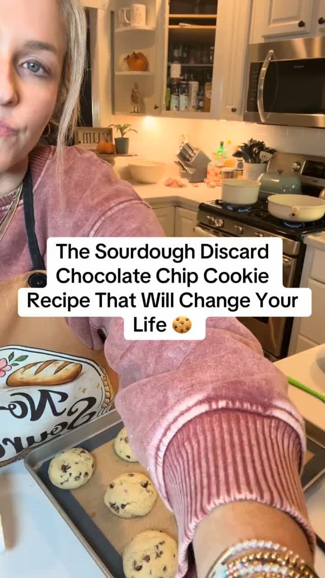 Sourdough Discard Chocolate Chip Cookies