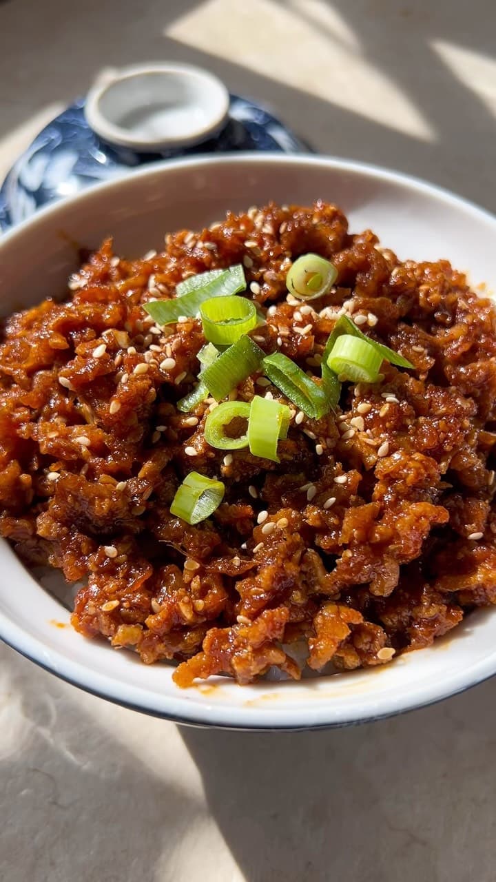 Tofu bulgogi grattugiato